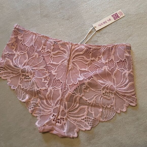 Victoria's Secret, Adore Me, XS, Teagan Shortie Lace Floral Detail, Panty, NEW! - Picture 2 of 7